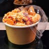 Crèmes glacée vanille ,coulis Fruits rouge